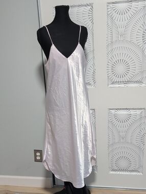 Vintage 80's Long Satin Nightgown